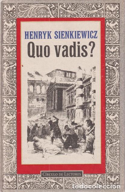 Libros: QUO VADIS? - SIENKIEWICZ, HENRYK - Foto 1