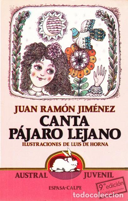 Libros: CANTA P&Aacute;JARO LEJANO - JIMENEZ, JUAN RAMON - Foto 1