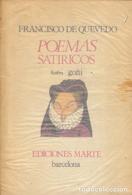 Libros: POEMAS SAT&Iacute;RICOS - DE QUEVEDO, FRANCISCO - Foto 1