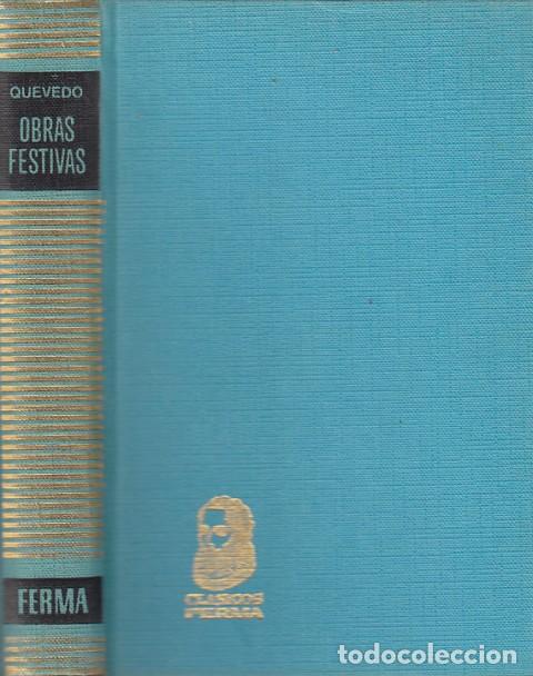 Libros: OBRAS FESTIVAS - QUEVEDO - Foto 1