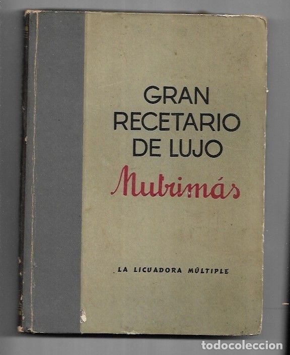 Libros: GRAN RECETARIO DE LUJO NUTRIMAS - VARIOS - Foto 1