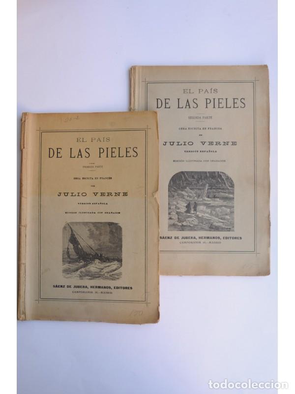 Libros: El pa&iacute;s de las pieles - VERNE, Jules - Foto 1