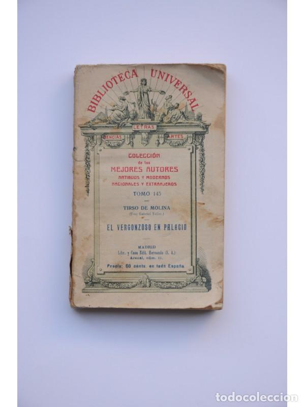 Libros: El vergonzoso en Palacio - TIRSO de MOLINA - Foto 1