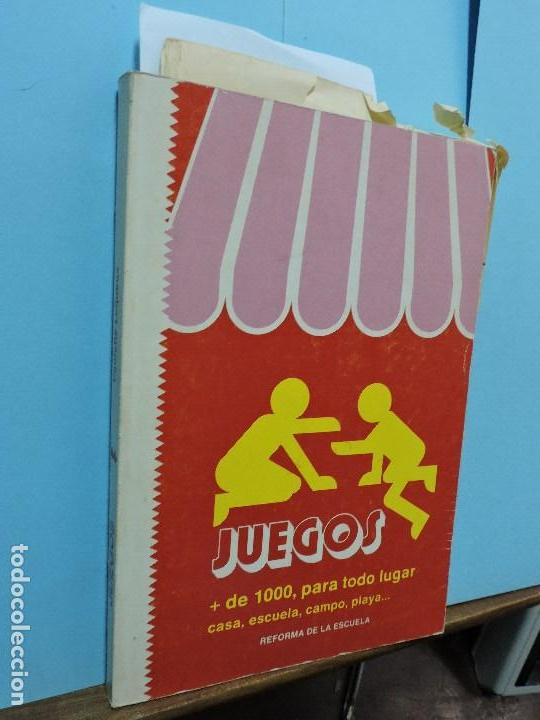 Libri di seconda mano: Juegos + de 1000, para todo lugar, casa, escuela, campo, playa...