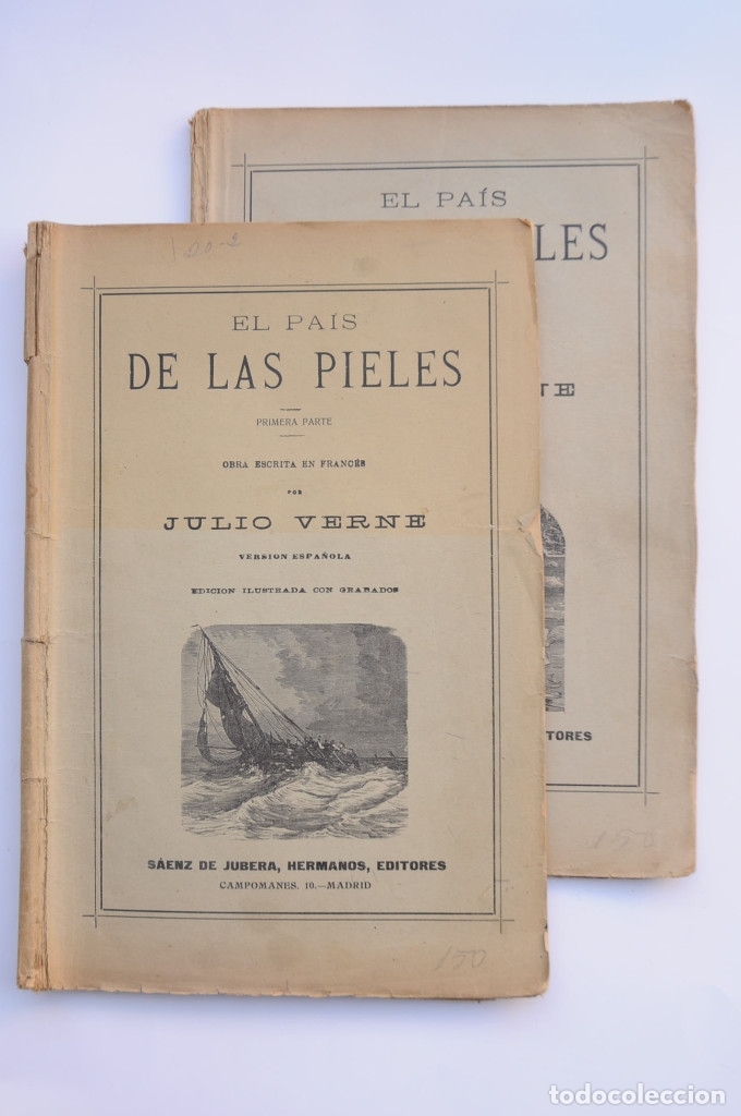 Libros: El pa&iacute;s de las pieles - VERNE, Jules - Foto 2