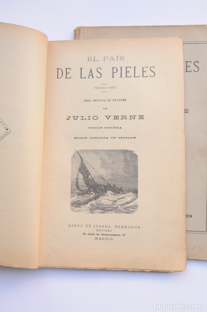 Libros: El pa&iacute;s de las pieles - VERNE, Jules - Foto 3