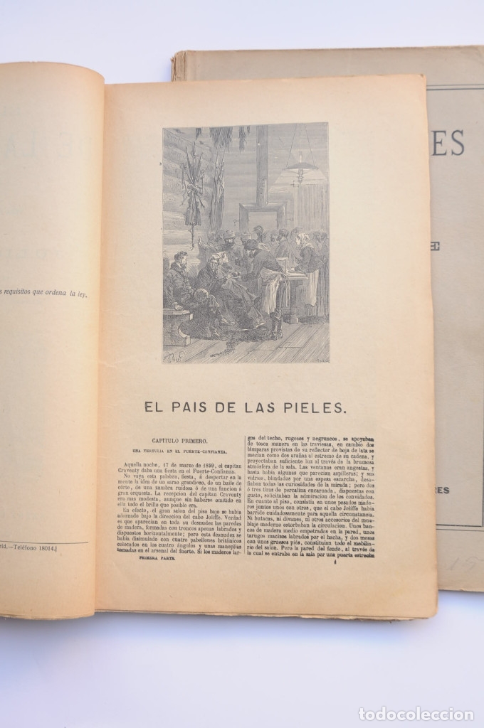 Libros: El pa&iacute;s de las pieles - VERNE, Jules - Foto 4