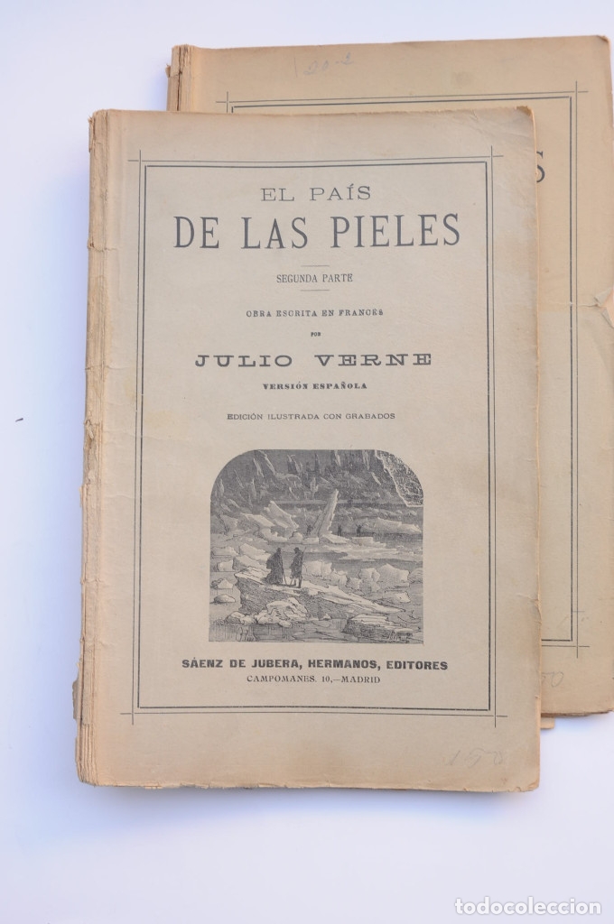 Libros: El pa&iacute;s de las pieles - VERNE, Jules - Foto 5