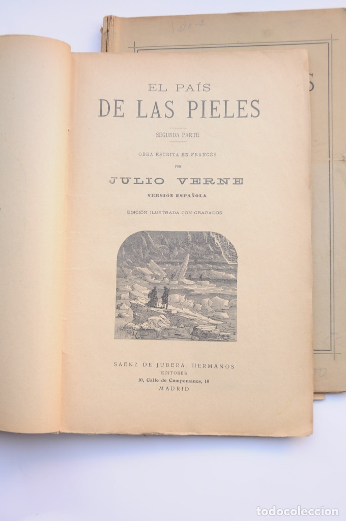 Libros: El pa&iacute;s de las pieles - VERNE, Jules - Foto 6