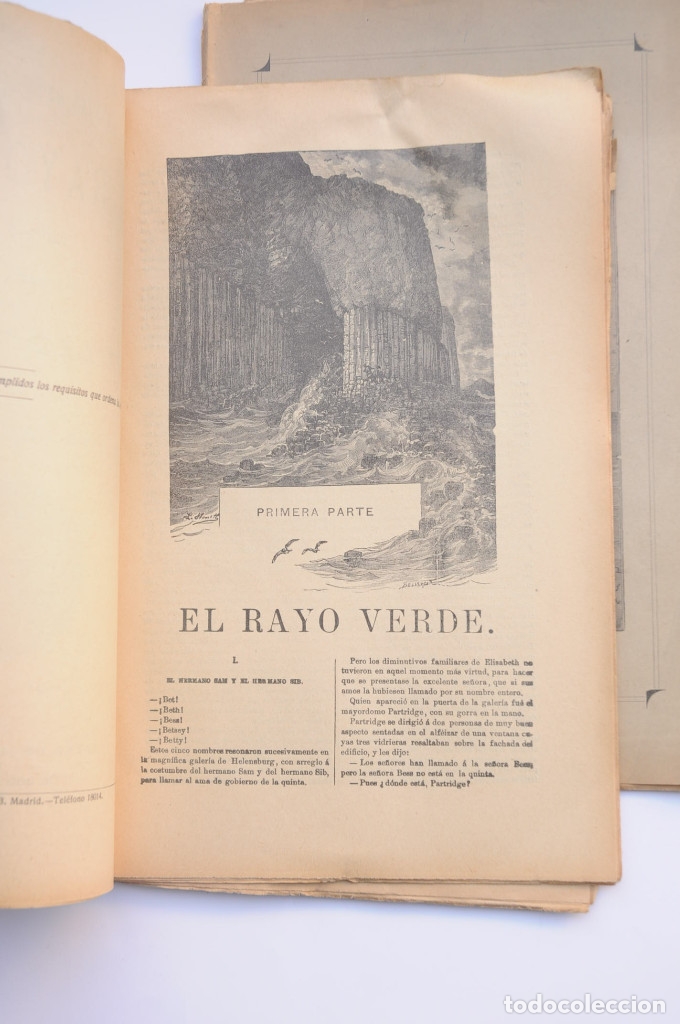 Libros: El rayo verde - VERNE, Jules - Foto 4
