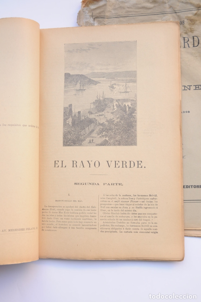 Libros: El rayo verde - VERNE, Jules - Foto 7