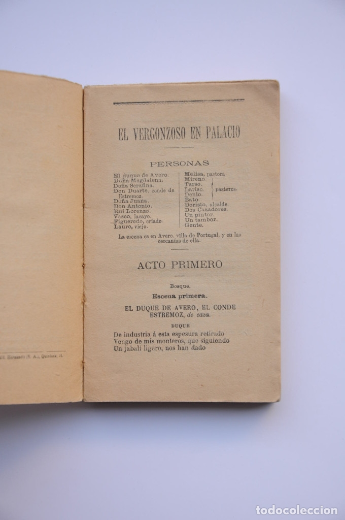 Libros: El vergonzoso en Palacio - TIRSO de MOLINA - Foto 3