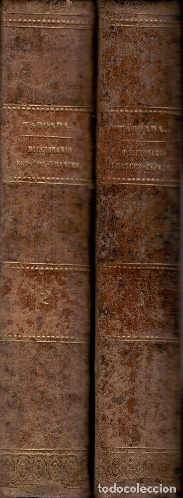 Libros: NOV&Iacute;SIMO DICCIONARIO ESPA&Ntilde;OL - FRANC&Eacute;S Y FRANC&Eacute;S - ESPA&Ntilde;OL. 2 vols. Taboada. - Foto 3