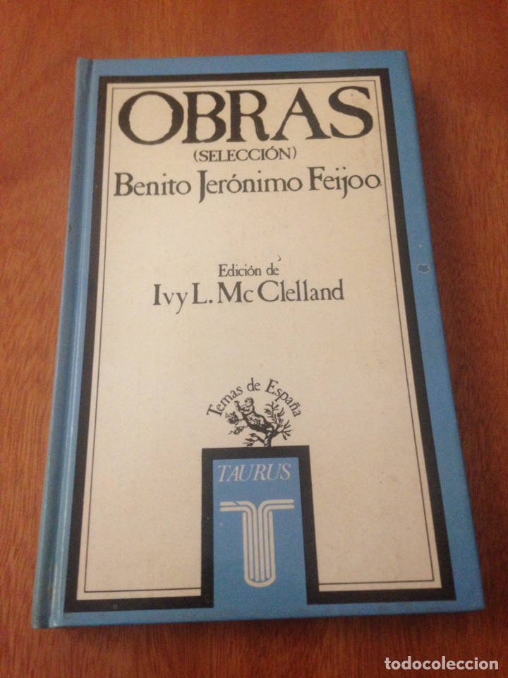 Libros: Obras (selecci&oacute;n) Benito Jer&oacute;nimo Feijoo - Foto 1