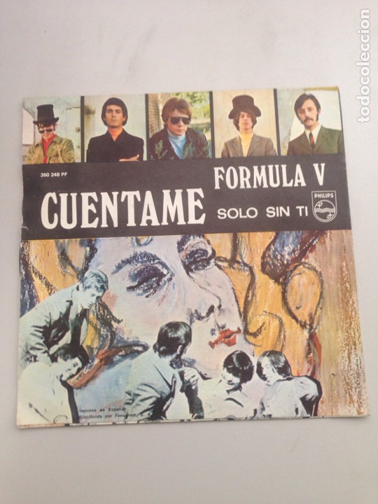 Libros: FORMULA V: CUENTAME/ SOLO SIN TI - SINGLE PHILIPS 1969 - Foto 1