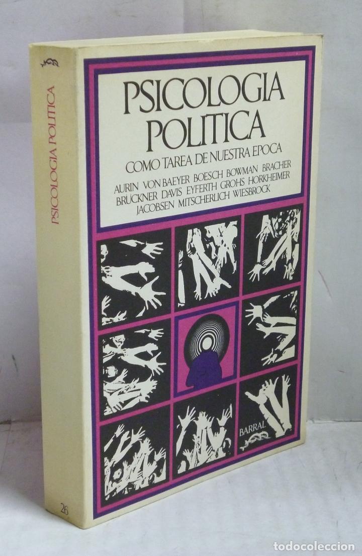 B&uuml;cher: PSICOLOGIA POLITICA COMO TAREA DE NUESTRA EPOCA - V.V.A.A.