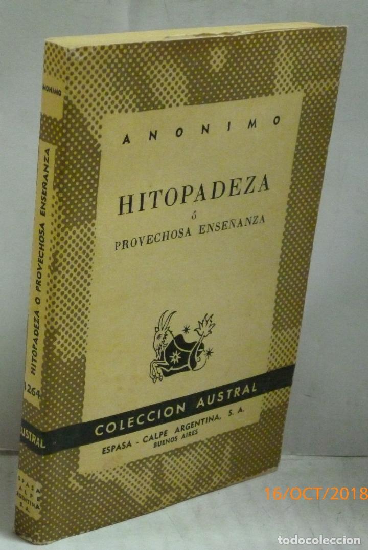 Libros: HITOPADEZA O PROVECHOSA ENSE&Ntilde;ANZA - Anonimo - Foto 1