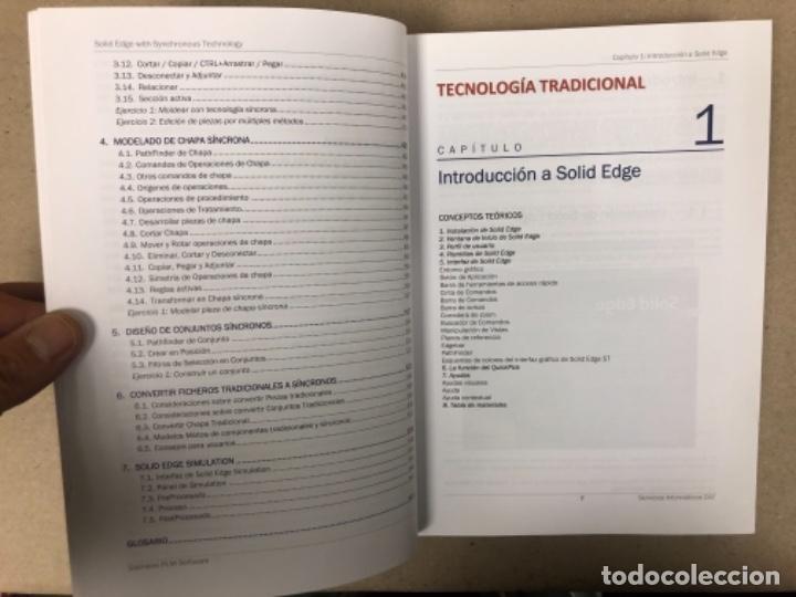 Libros: MANUAL PR&Aacute;CTICO SOLID EDGE ST2. LEIRE GUEREDIAGA OLALLA. SIEMENS. 2009. INCLUYE CD-ROM. - Foto 3