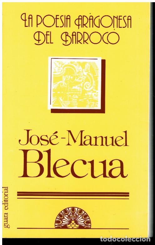 Libros: LA POES&Iacute;A ARAGONESA DEL BARROCO. - Foto 1