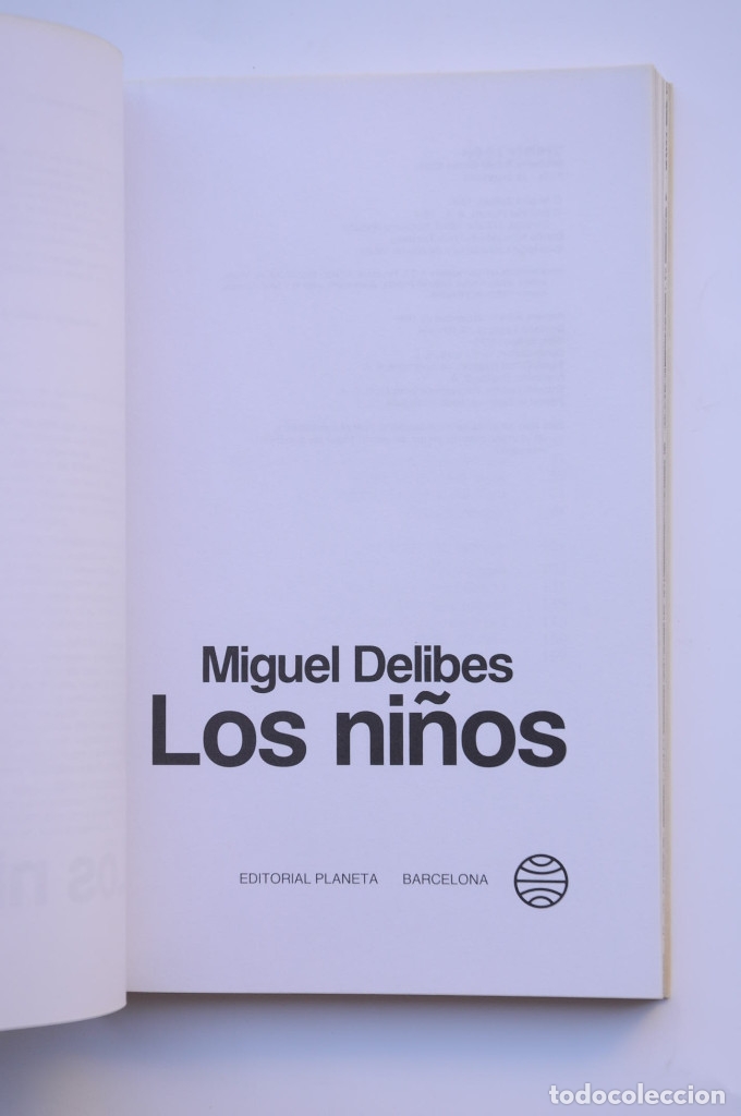 Libros: Los ni&ntilde;os - DELIBES, Miguel - Foto 2