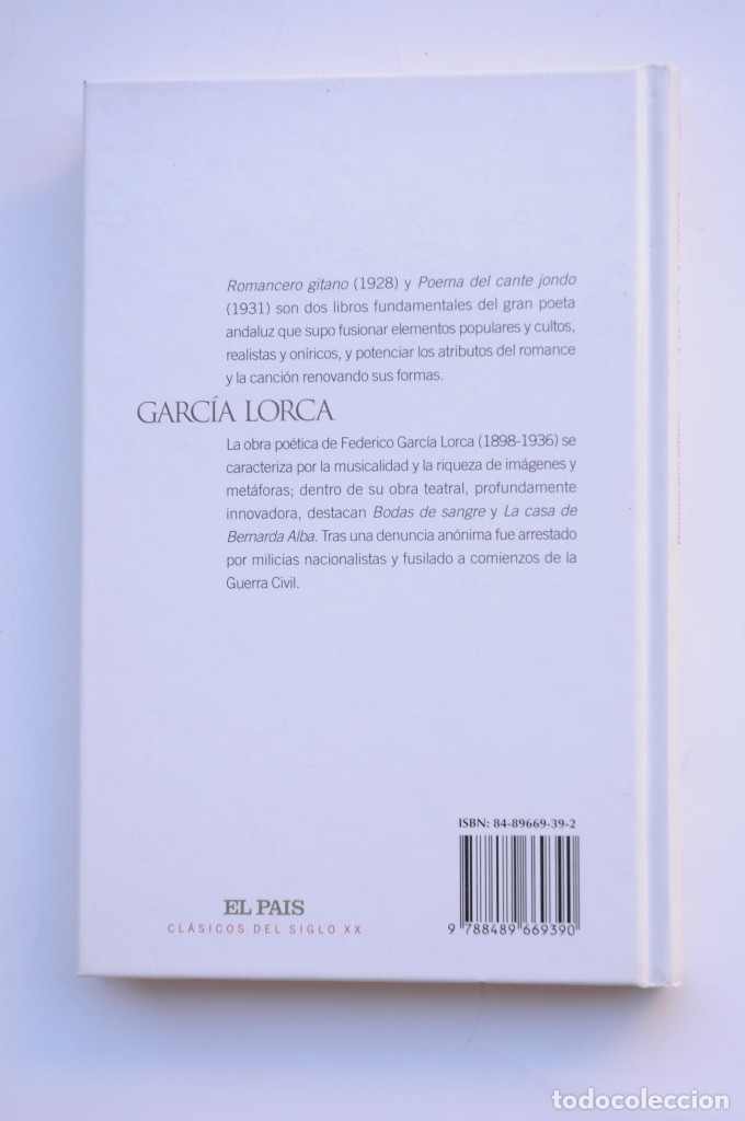 Libros: Romancero gitano , Poema del cante jondo - GARC&Iacute;A LORCA, Federico - Foto 3