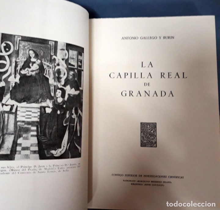 Libros: Antonio Gallego y Bur&iacute;n - LA CAPILLA REAL DE GRANADA - Foto 7
