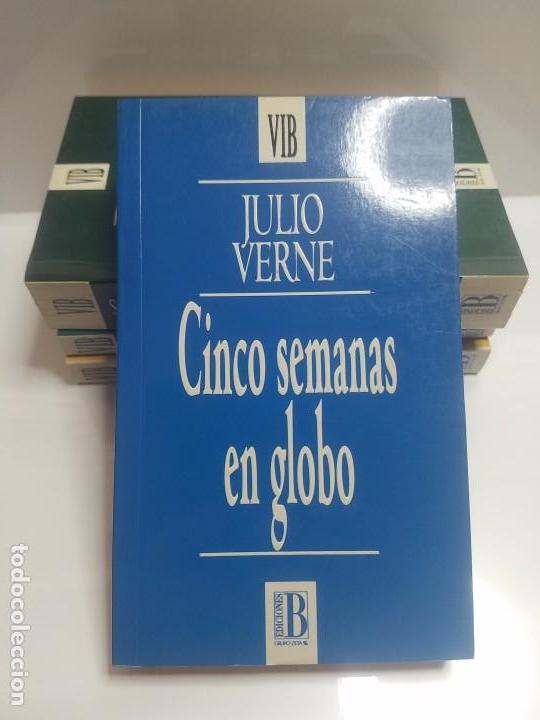 Libros: CINCO SEMANAS EN GLOBO. JULIO VERNE. EDICIONES B - Foto 1
