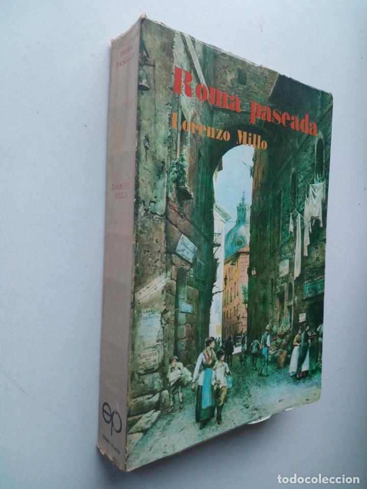 Libros: ROMA PASEADA - LORENZO MILLO - Foto 2