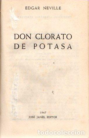 Libros: Don Clorato de Potasa - Neville, Edgar - Foto 1