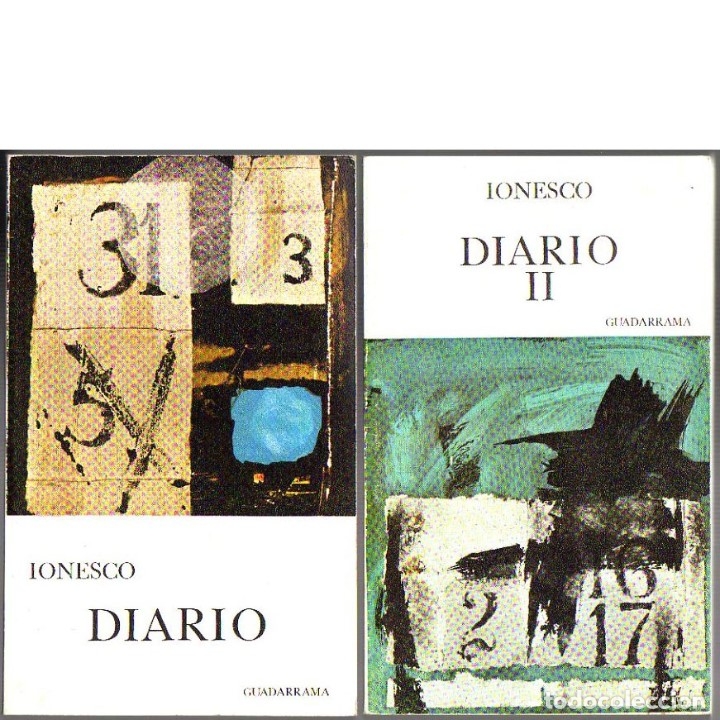 Libros: DIARIO. Eugenio Ionesco. (2 tomos). - Foto 1