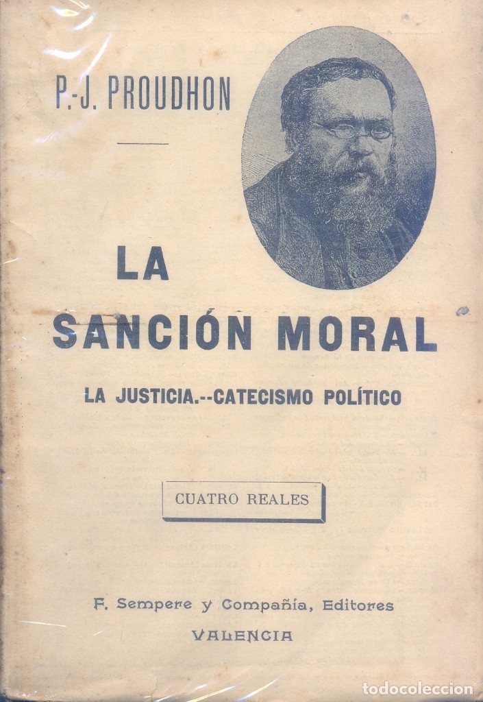 Libros: PROUDHON, J.P. - LA SANCION MORAL - Foto 1