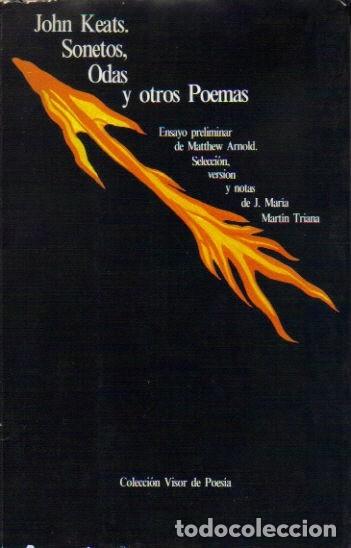 Libros: Sonetos, odas y otros poemas. - John Keats. - Foto 1