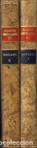 Libros: Vida de Marcos de Obreg&oacute;n. 2 vols. - Vicente Espinel. - Foto 1