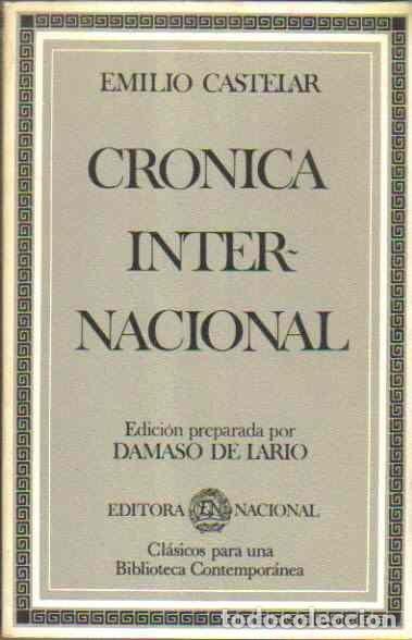 Libros: Cr&oacute;nica Internacional - Emilio Castelar. - Foto 1