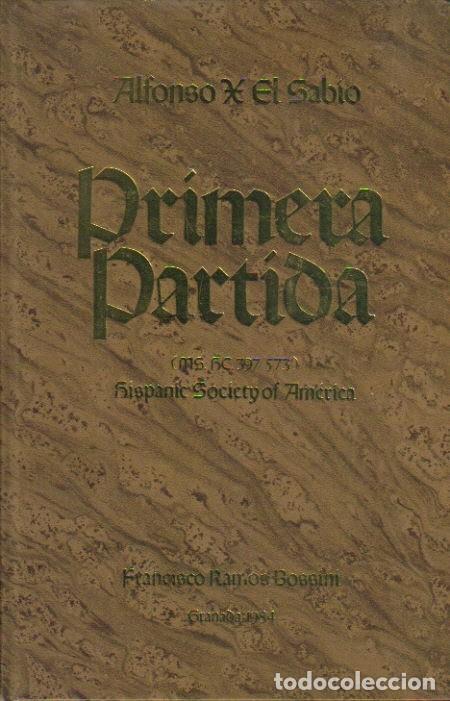 Libros: Primera partida. - Alfonso X El Sabio. - Foto 1