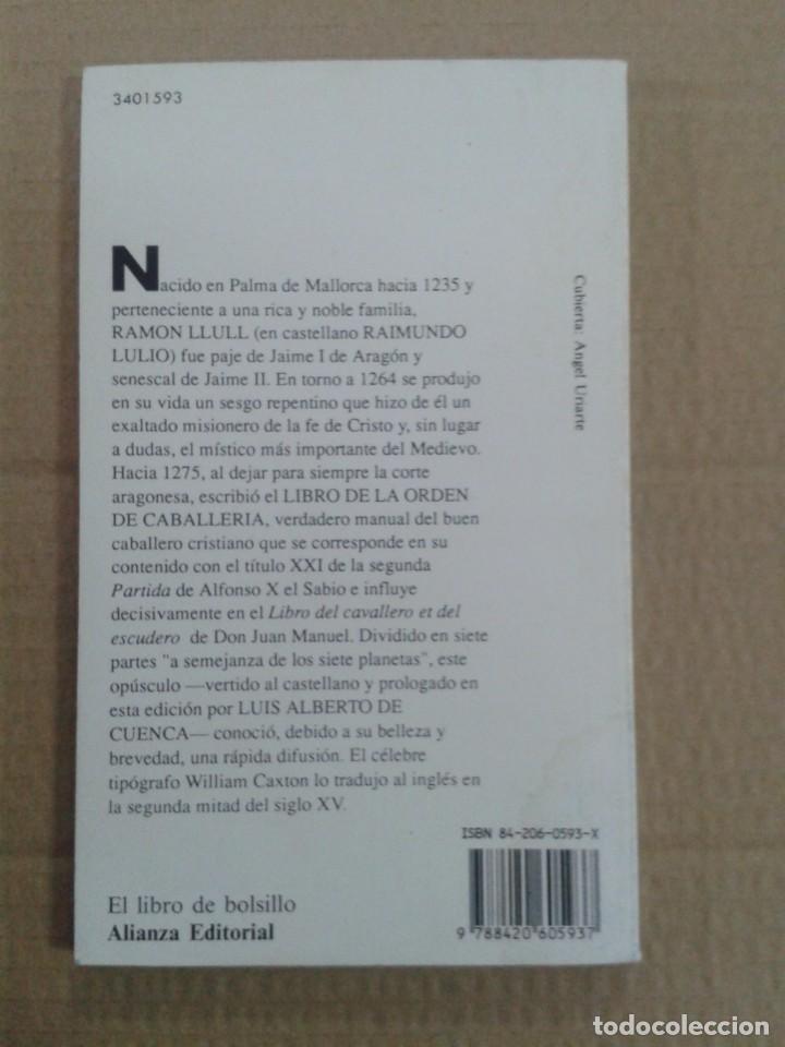 Libros: Libro de la orden de caballeria (Libro De Bolsillo) Ramon Llull - Foto 2