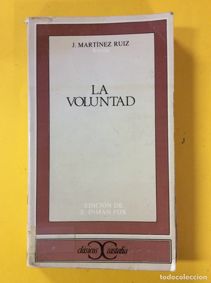 Libros: La Voluntad. J. Mart&iacute;nez Ruiz - Foto 1