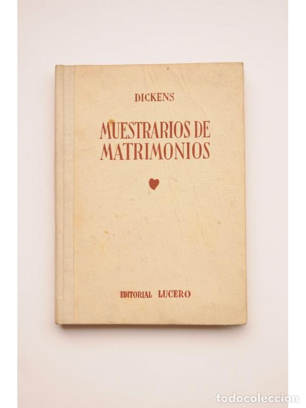Libros: Muestrarios de matrimonios - DICKENS, Charles - Foto 1