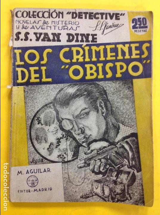 Libros: S. S. VAN DINE - LOS CR&Iacute;MENES DEL OBISPO - Foto 1