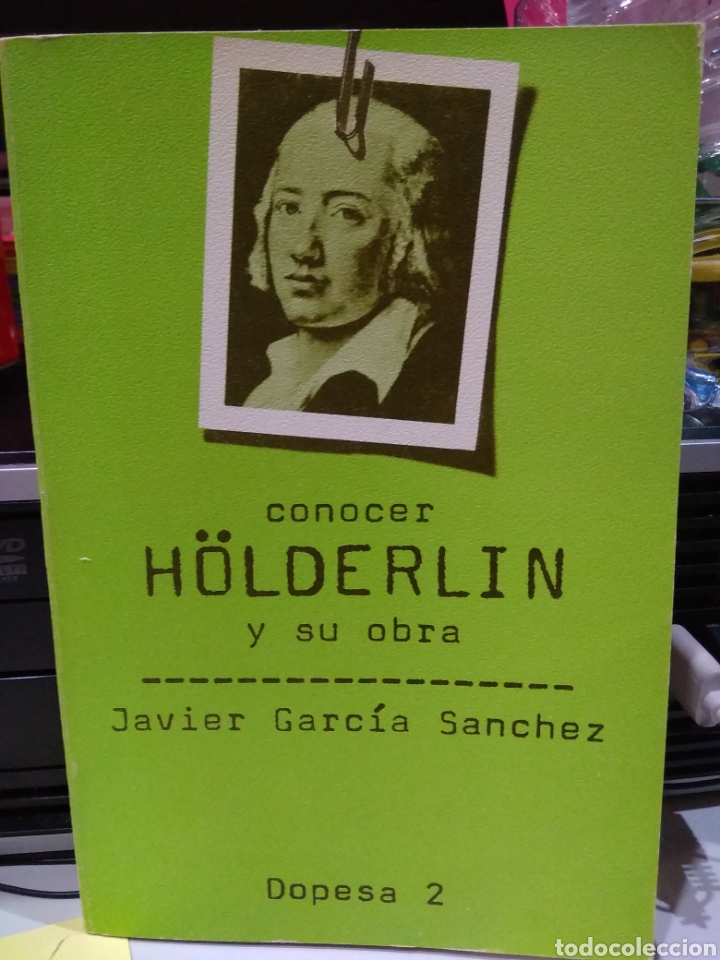 Libros: Conocer h&ouml;lderlin y su obra. Javier garcia sanchez - Foto 1