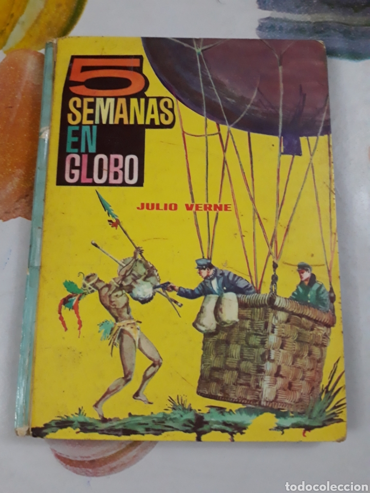 Libros: Libro 5 Semanas en Globo de Julio Verne (Ediciones Eva) - Foto 1