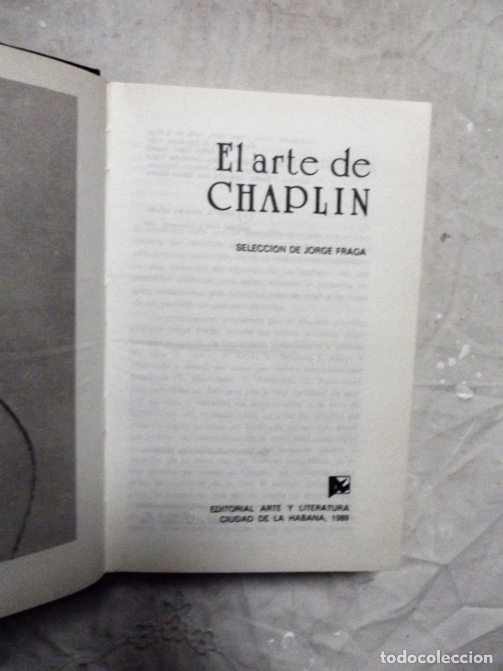 Libros: EL ARTE DE CHAPLIN SELECCION DE JORGE FRAGA - Foto 2