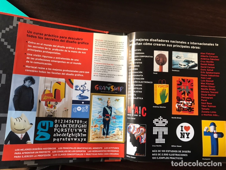 Libros: Dise&ntilde;o gr&aacute;fico con Mariscal. Salvat. - Foto 6