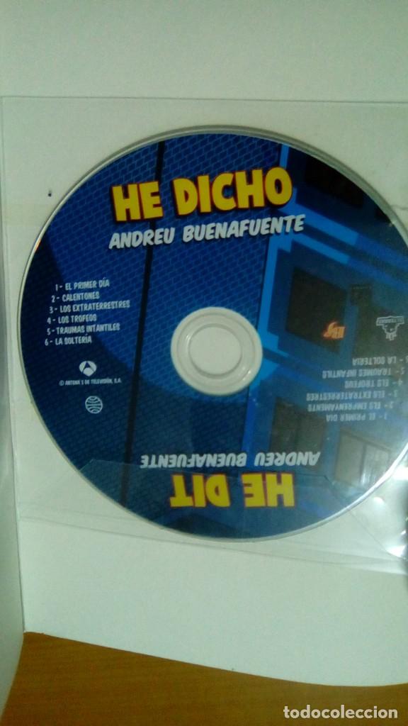 Libros: HE DICHO.- ANDREU BUENAFUENTE (incluye CD) - Foto 4