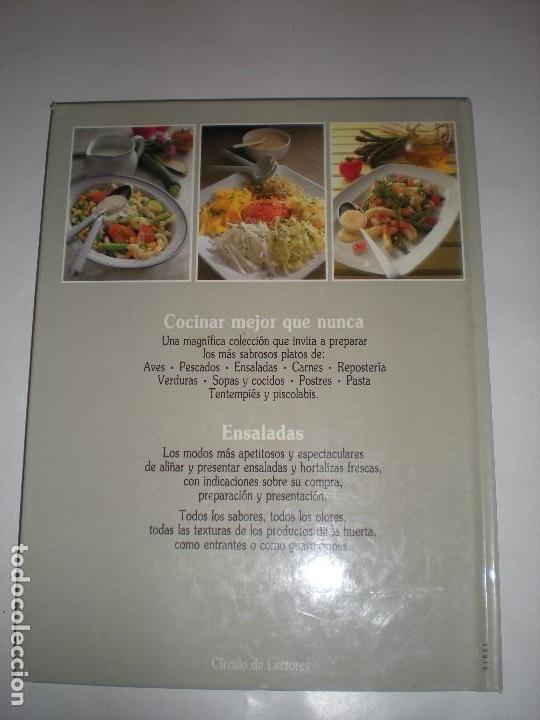 Libros: ENSALADAS. CIRCULO DE LECTORES 1989, 140 P&Aacute;GINAS - Foto 3