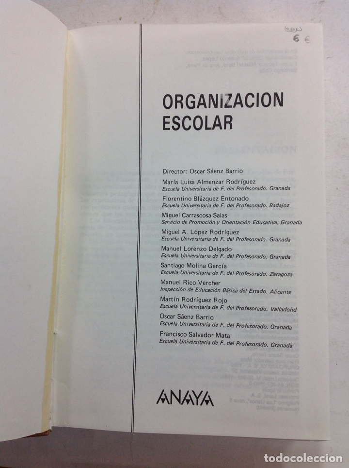 Libros: Organizaci&oacute;n escolar - Foto 1