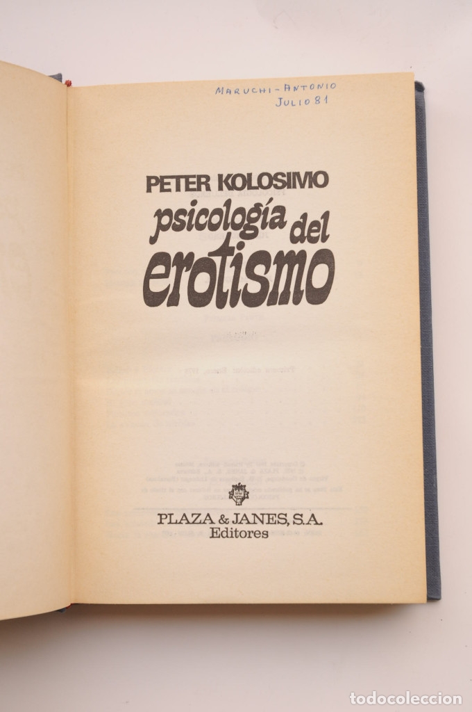 Libros: Psicolog&iacute;a del erotismo - KOLOSIMO, Peter - Foto 2