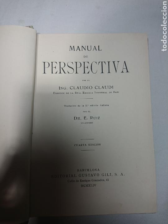 Libros: Manual de Perspectiva - C. Claudi - Foto 2