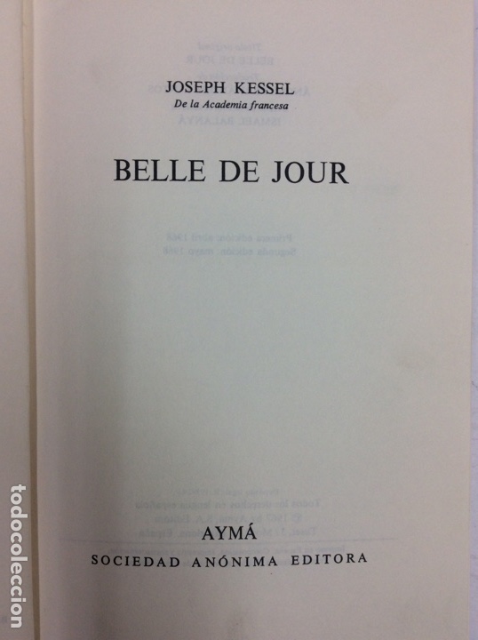 Libros: Belle de Jour - Foto 1