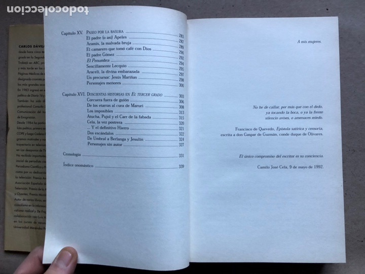 Libros: TODA UNA &Eacute;POCA. CARLOS D&Aacute;VILA. ED. LA ESFERA DE LOS LIBROS 2004. - Foto 6